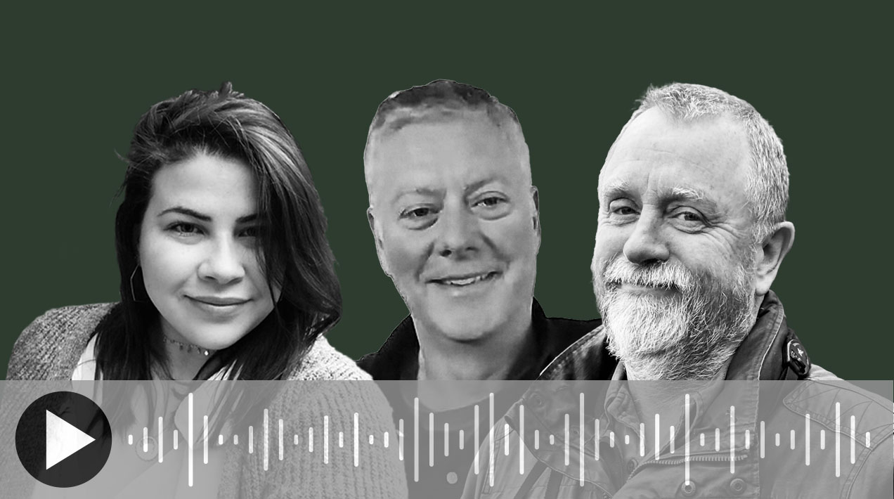 Rachael Forsyth, Alistair Emery and John Durnell